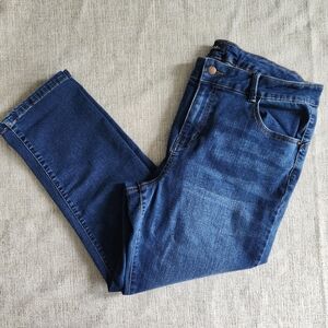 d. Jeans Capris Pants Blue Size 14 Stretchy